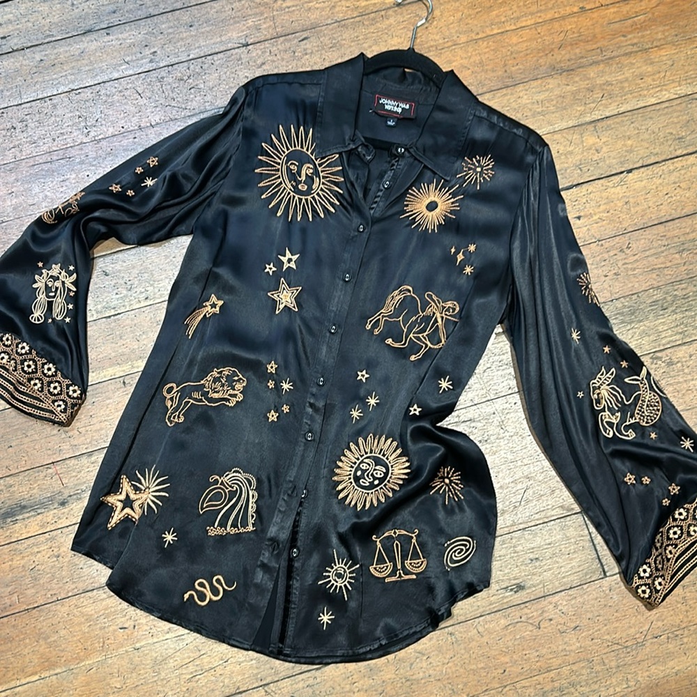 Johnny Was Workshop NWOT constellation blouse